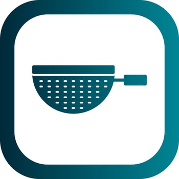 Strainer Vector Icon Design