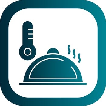 Thermometer Vector Icon Design