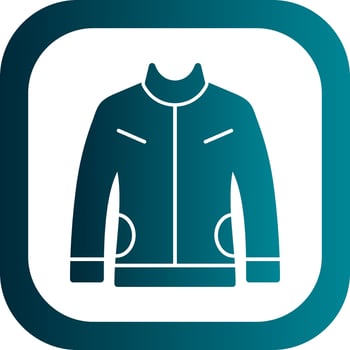 Leather jacket Vector Icon Design