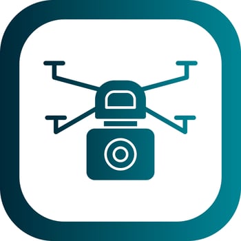 Drone Vector Icon Design