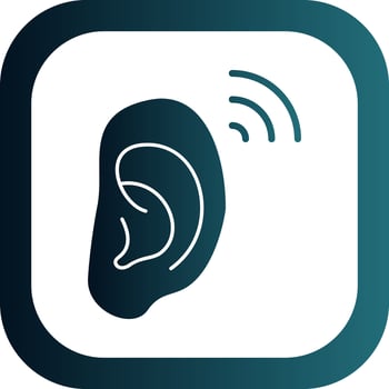 Ear Vector Icon Design