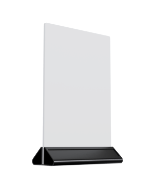 Blank advertisement signs. mockup of street store template signboard , Metal cafe restaurant bar plastic badge black white, 3D illustration. png