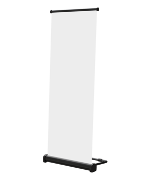 Blank advertisement signs. mockup of street store template signboard , Metal cafe restaurant bar plastic badge black white, 3D illustration. png