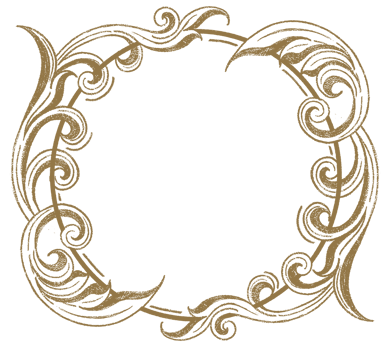 Vintage frame elements decoration circle, hand drawn. png
