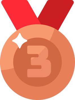 3rd medal award third place png