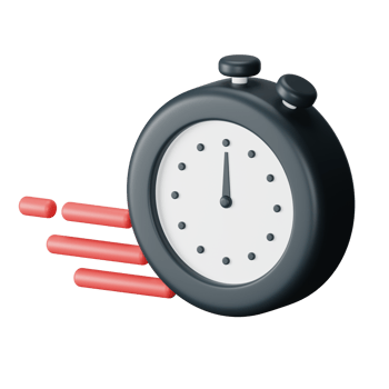 Fast Time 3D Render Icon Illustration png