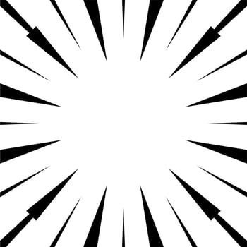 Comic Speed Zoom Line Background Vector . Explosion Background Template .