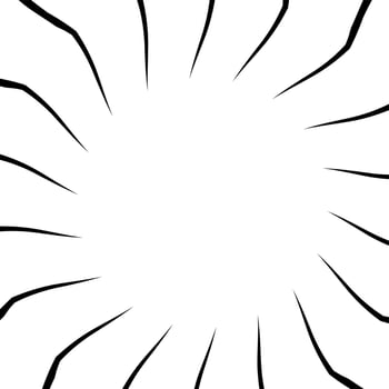 Comic Speed Zoom Line Background Vector . Explosion Background Template .