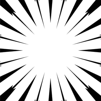 Comic Speed Zoom Line Background Vector . Explosion Background Template .