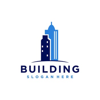 Building Logo Element Vector . Contruction Element Verctor Logo . Real Estate Logo