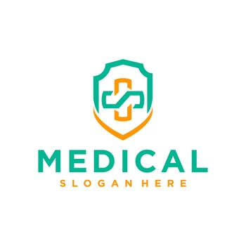 Medical Element Vector Logo . Medical Health . Care Health Logo .