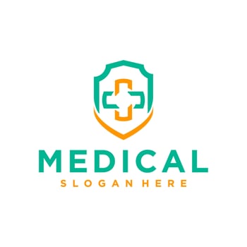 Medical Element Vector Logo . Medical Health . Care Health Logo .