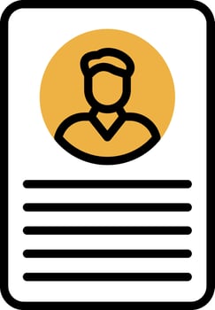 Profile Vector Icon Design