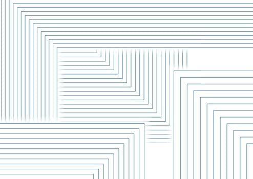 Blue white minimal lines abstract futuristic tech background vector