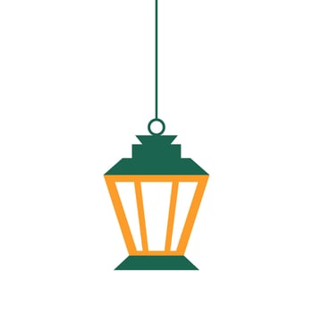 Lantern Element Vector Background . Muslim Element Template . Festival Element Template Vector .