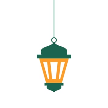 Lantern Element Vector Background . Muslim Element Template . Festival Element Template Vector .