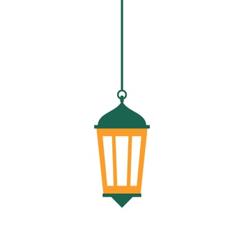 Lantern Element Vector Background . Muslim Element Template . Festival Element Template Vector .
