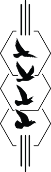 Flying birds silhouettes pattern wallpaper. PNG transparent. isolated bird flying. tattoo design. template for card, package, and wallpaper.