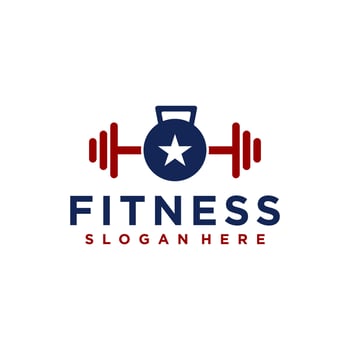 Fitness Logo Element Vector . Gym Logo Vector . Body Workuot Template Logo