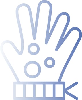 Glove Vector Icon Design