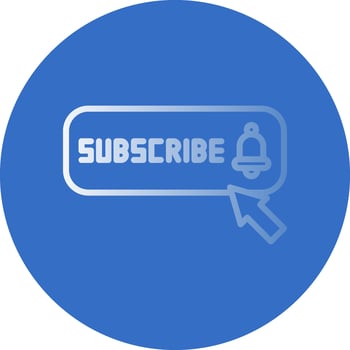 Subscribe Vector Icon Design