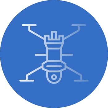 Drone Vector Icon Design