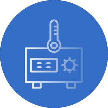Thermometer Vector Icon Design