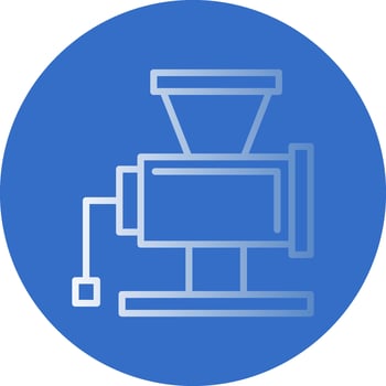 Meat grinder Vector Icon Design
