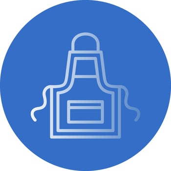 Apron Vector Icon Design