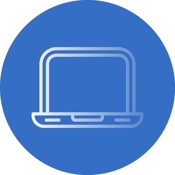 Laptop Vector Icon Design