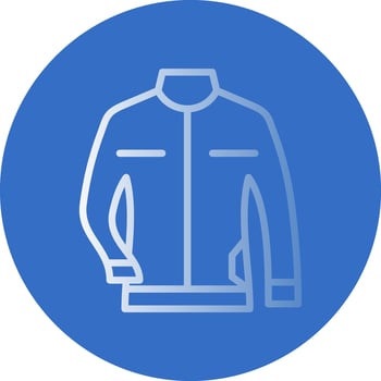 Leather jacket Vector Icon Design