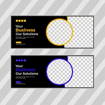 Facebook Cover Design Template Pro Vector
