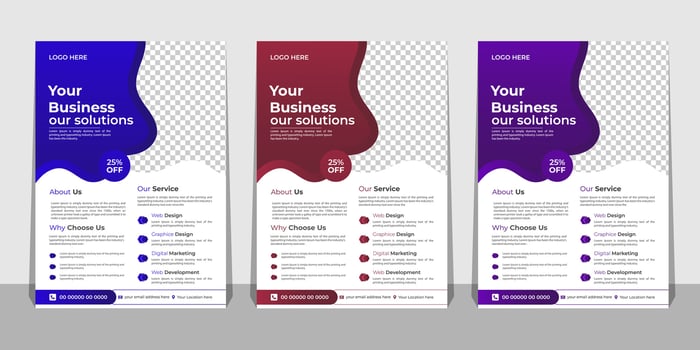 Modern Business Flyer Template Pro Vector