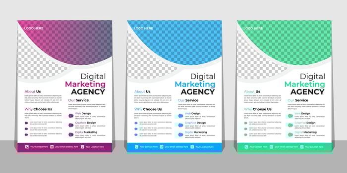 Modern Business Flyer Template Pro Vector