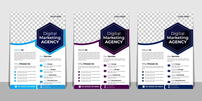 Modern Business Flyer Template Pro Vector
