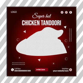 social media post template Free vector