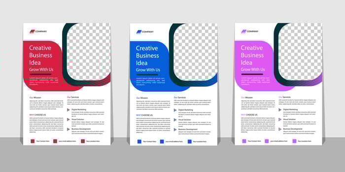 Modern Business Flyer Template Pro Vector