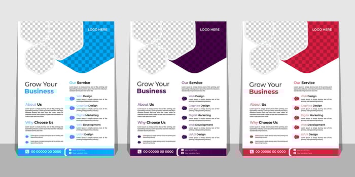 Modern Business Flyer Template Pro Vector