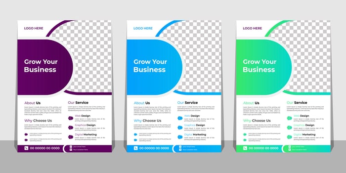 Modern Business Flyer Template Pro Vector