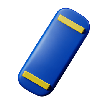 skateboard 3d rendering icon illustration png