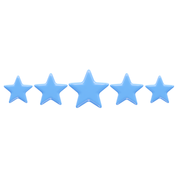 Star icon 3d rendering illustration element png
