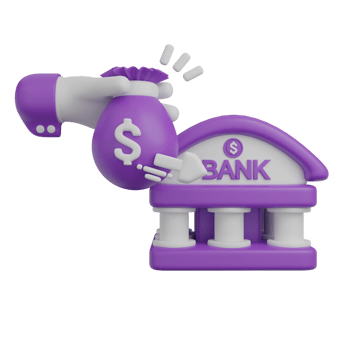 3d rendering of financial icons png