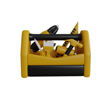 3d rendering of a construction worker icon png
