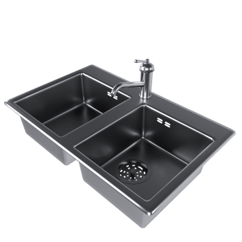 3d Rendering Of Sink Faucet png
