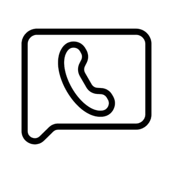 Call Icon Vector Symbol Design Illustration