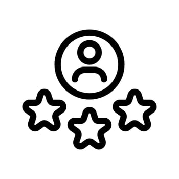 Rating Icon Vector Symbol Design Illustration