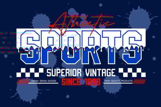 Sport typography slogan, for t-shirt, posters, labels, etc. vector