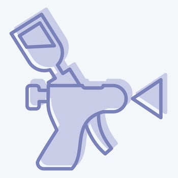 Icon Painting. related to Car ,Automotive symbol. two tone style. simple design editable. simple illustration vector