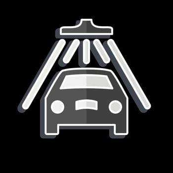 Icon Wash. related to Car ,Automotive symbol. glossy style. simple design editable. simple illustration vector
