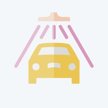 Icon Wash. related to Car ,Automotive symbol. flat style. simple design editable. simple illustration vector